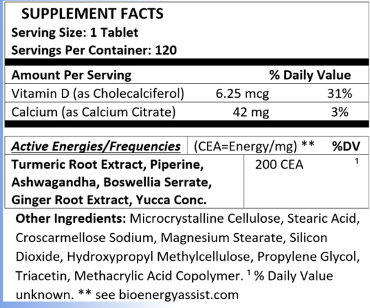 CURCUMIN SUPPLEMENT FACTS