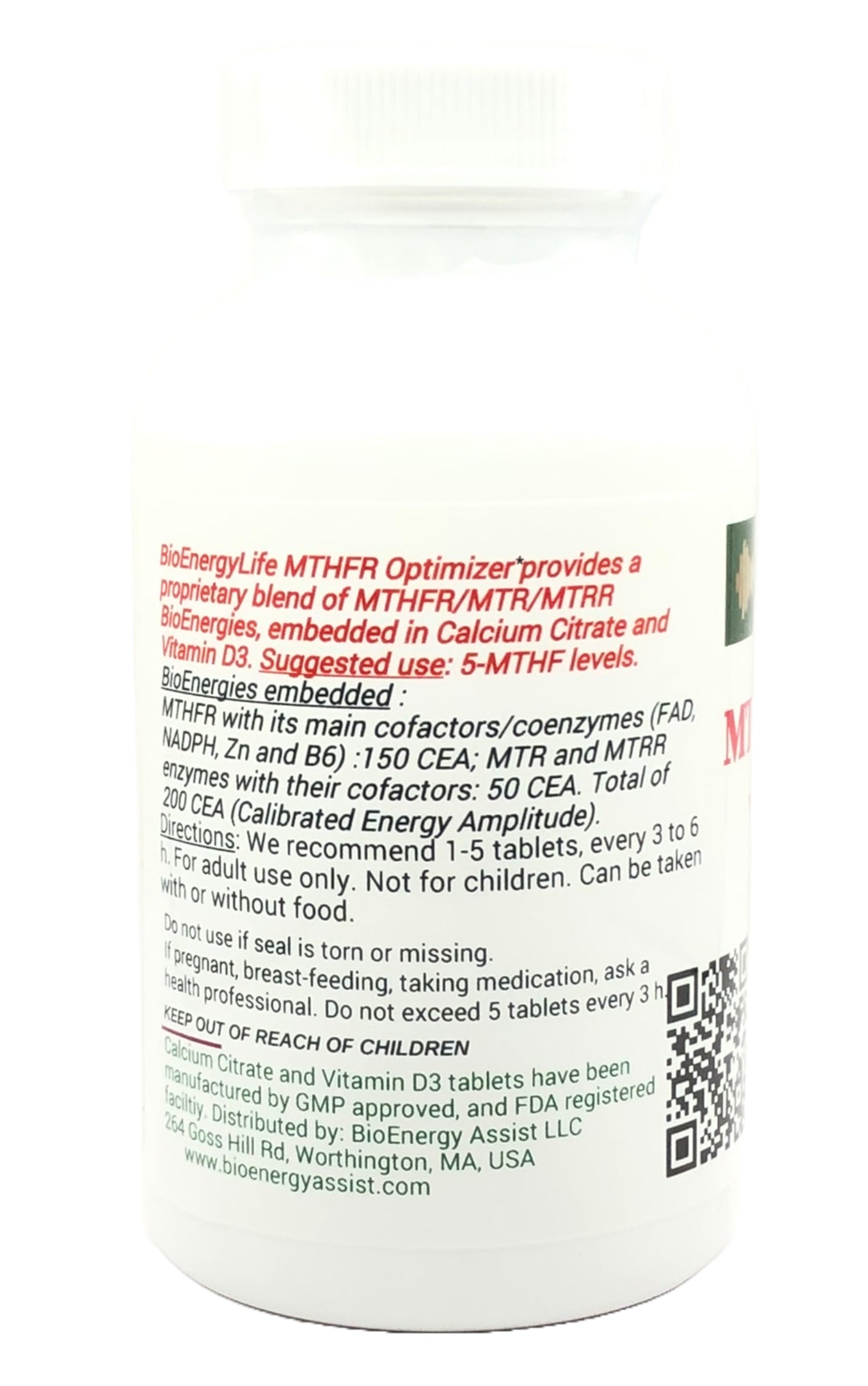 MTHFR optimizer with Natural Energies info details