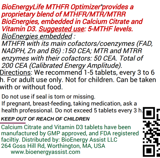 MTHFR calcium citrate with vitamin d