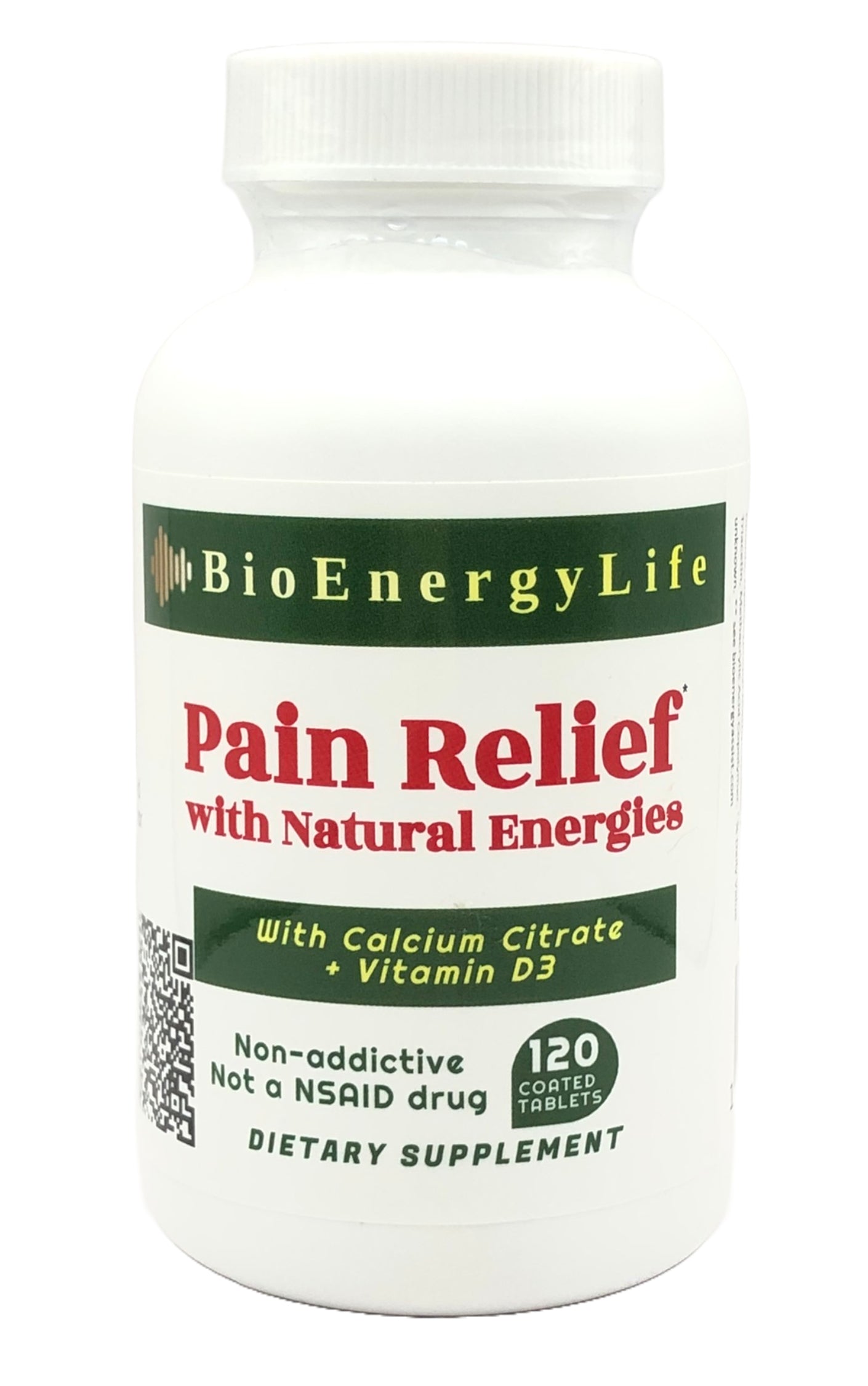 Pain Relief pills with Natural Energies