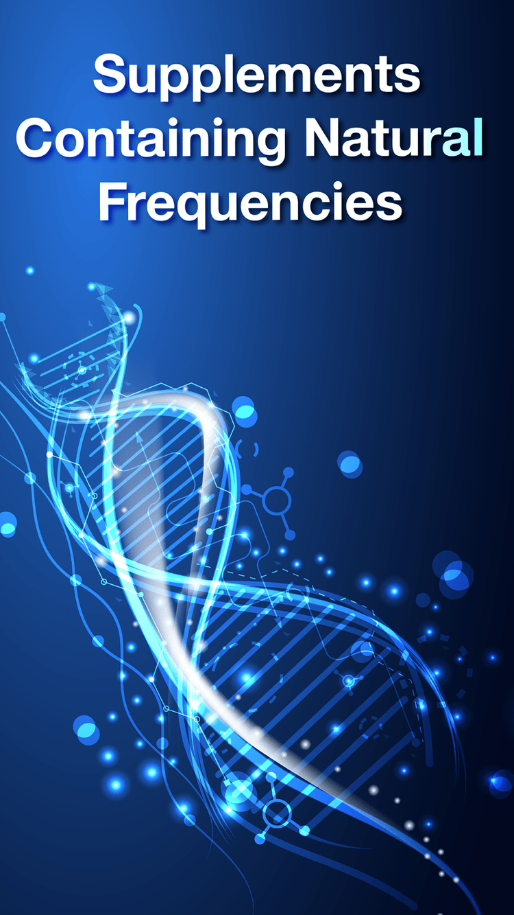 Blue DNA Strands