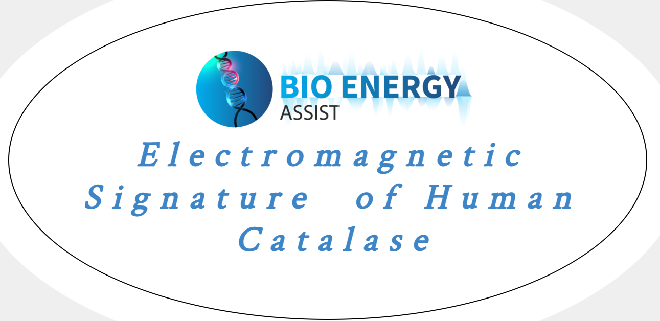 Electromagnetic Signature of Human Catalase