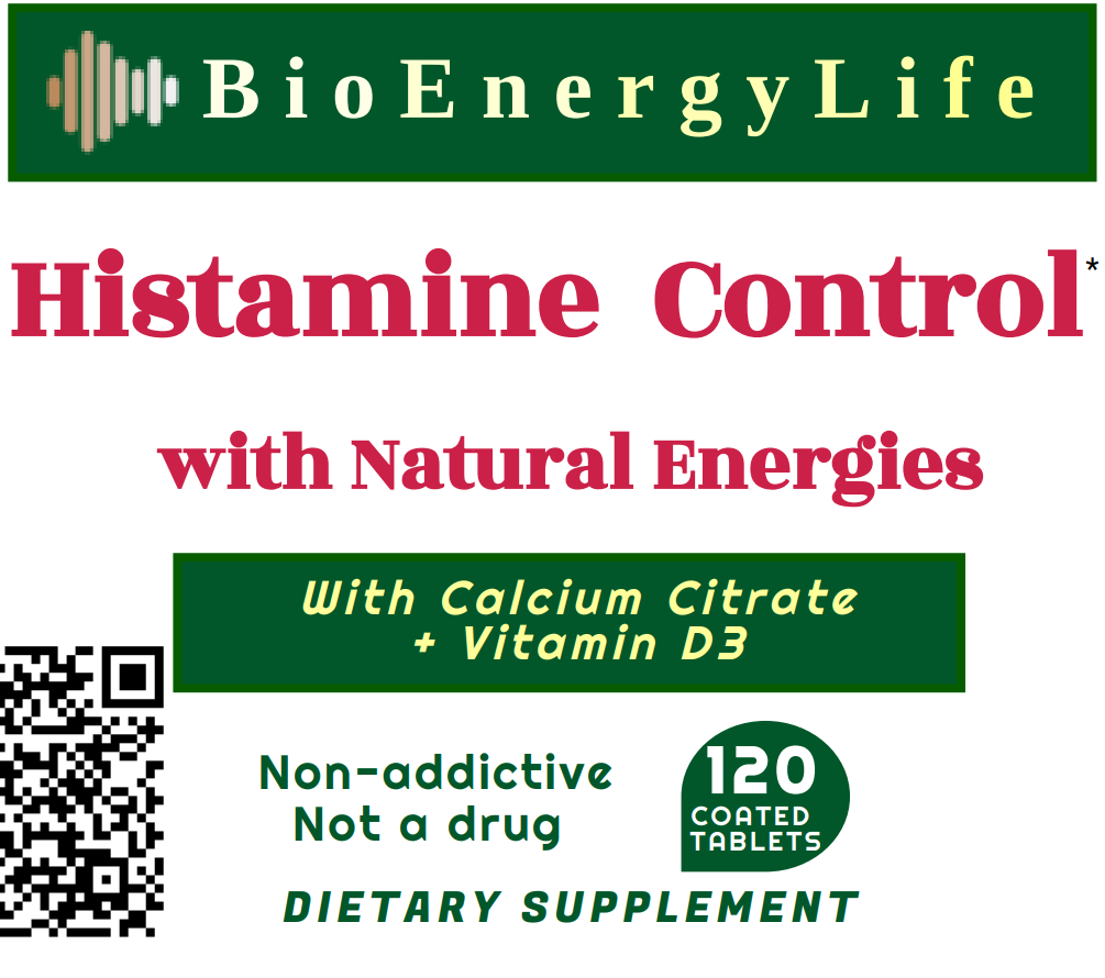 Histamine Control with Natural Energies information